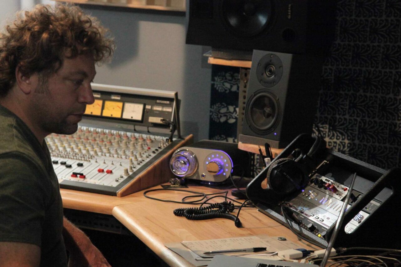 Sébastien Bironneau cabine mixage
