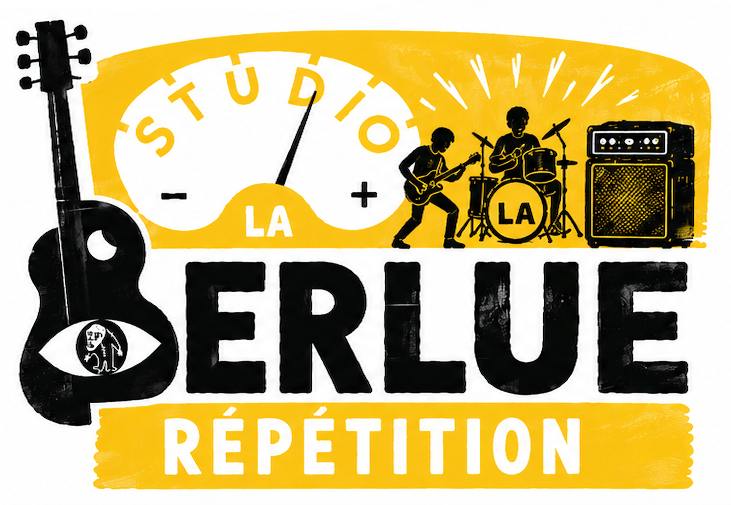 Répétition en studio avec backline professionnel au Studio La Berlue