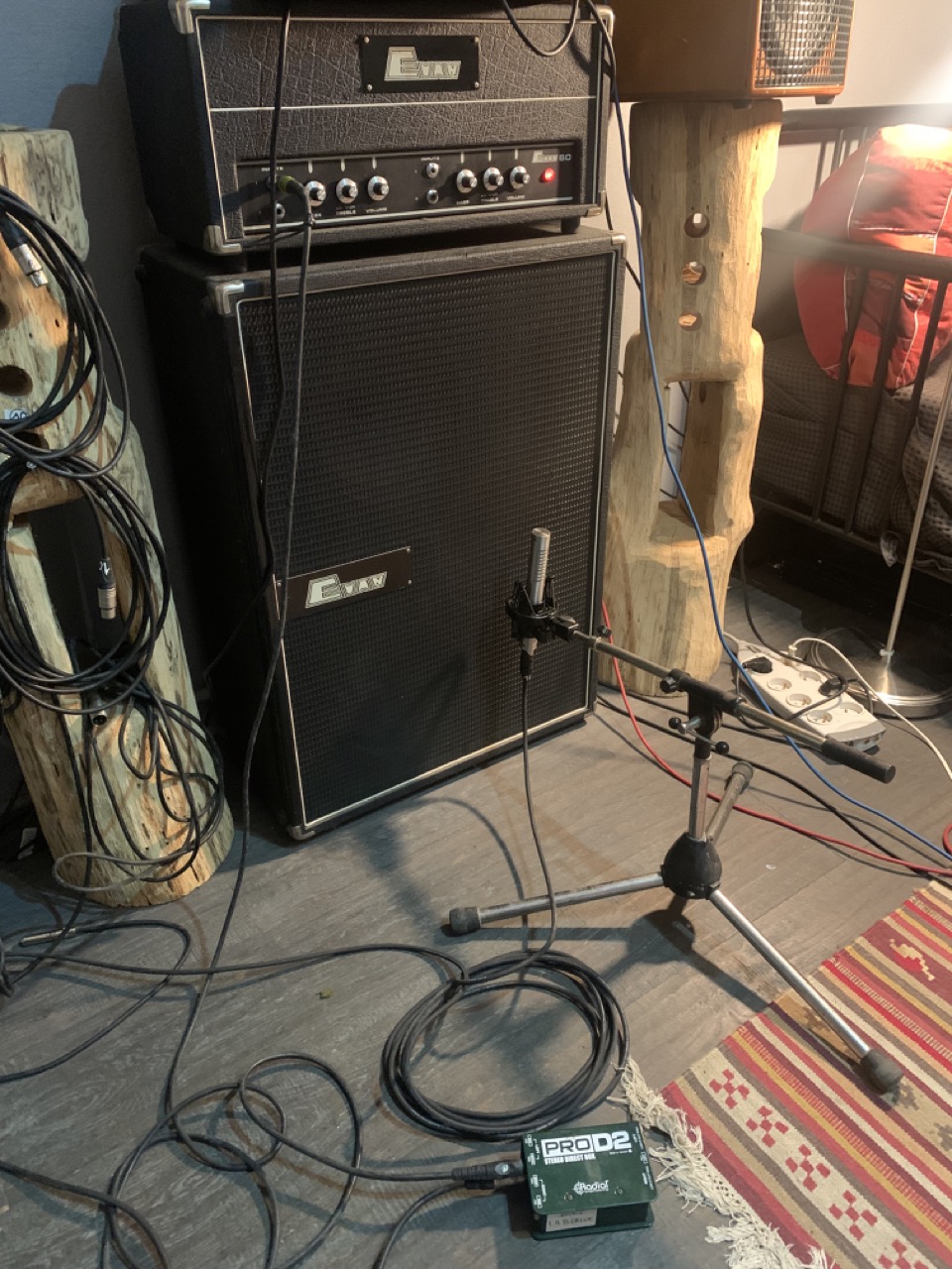 reamping d'une basse ampli à lampes